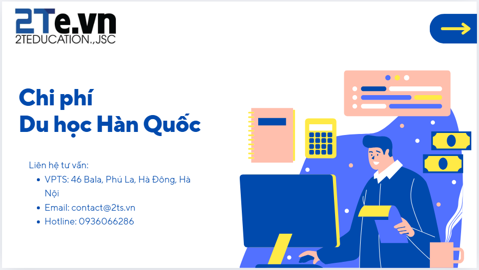 Chi phí du học Hàn Quốc 1 năm hết bao nhiêu tiền?